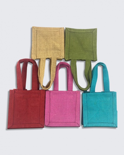 Dolly Jute Bags Mixed Colours