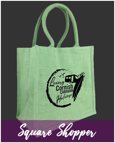 Square Shopper Jute Bags